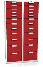 Unterbaublöcke UNI für Werkbänke 1773 x 963 x 600 - 24x Schubladen